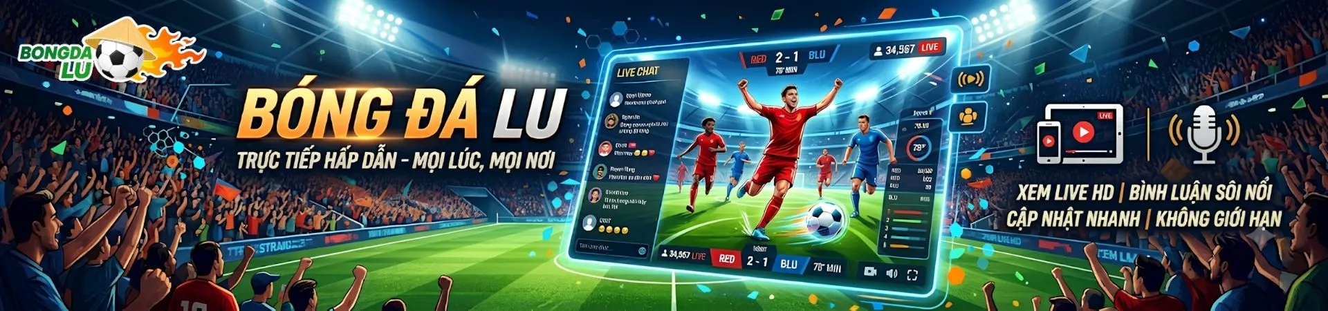 Banner Bong Da Lu